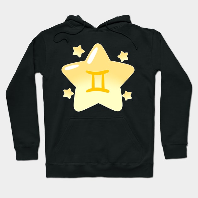 Astrological Sign Star - Gemini Hoodie by leashonlife